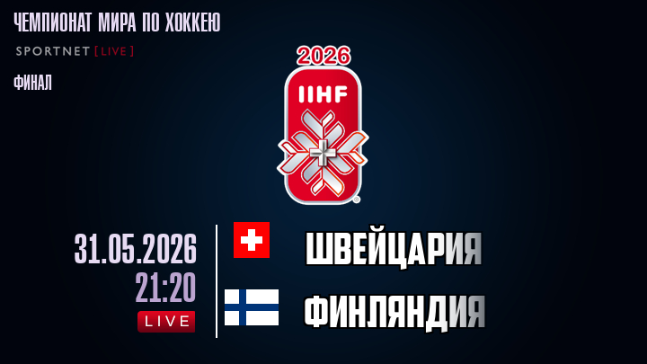Швейцария - Финляндия хайлайты 2026-05-31