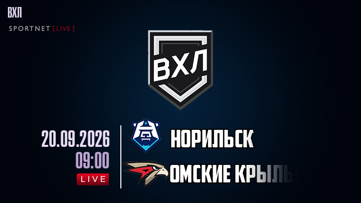 Норильск - Омские Крылья хайлайты 2026-09-20
