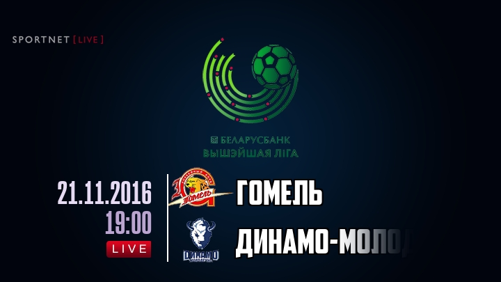 Гомель — Динамо-Молодечно, смотреть онлайн 21 ноября 2016