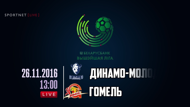 Динамо-Молодечно — Гомель, смотреть онлайн 26 ноября 2016