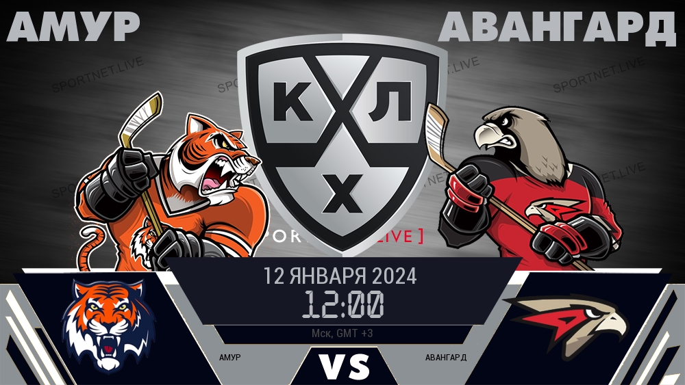 Амур - Авангард хайлайты 2024-01-12