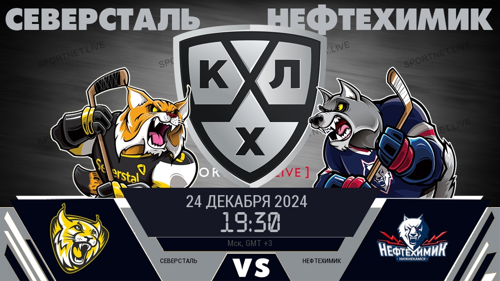 Северсталь - Нефтехимик хайлайты 2024-12-24