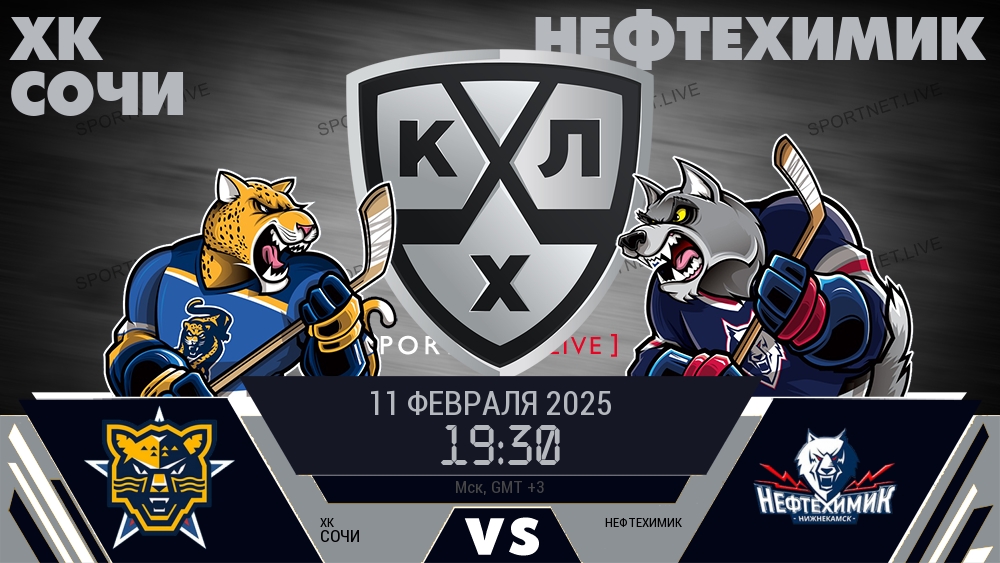 ХК Сочи - Нефтехимик хайлайты 2025-02-11
