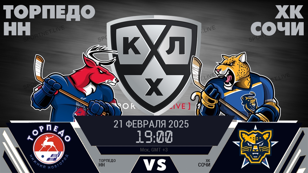 Торпедо НН - ХК Сочи хайлайты 2025-02-21