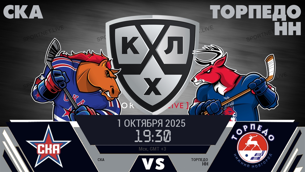СКА - Торпедо НН хайлайты 2025-10-01
