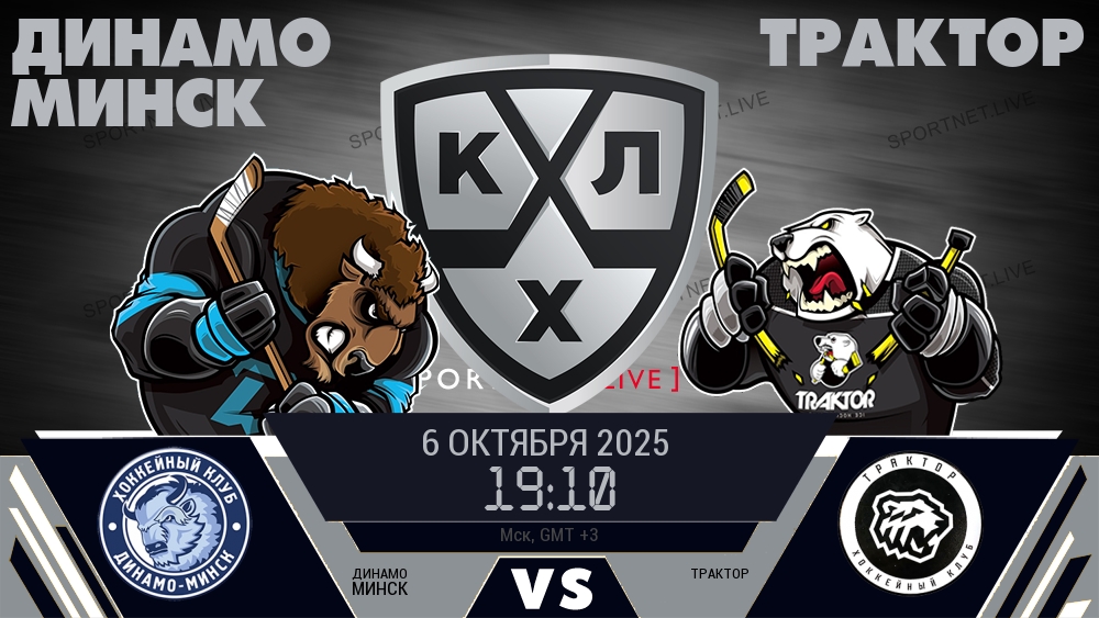 Динамо Минск - Трактор хайлайты 2025-10-06