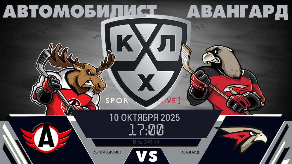 Автомобилист - Авангард хайлайты 2025-10-10