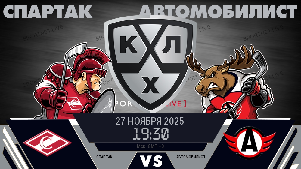 Спартак - Автомобилист хайлайты 2025-11-27