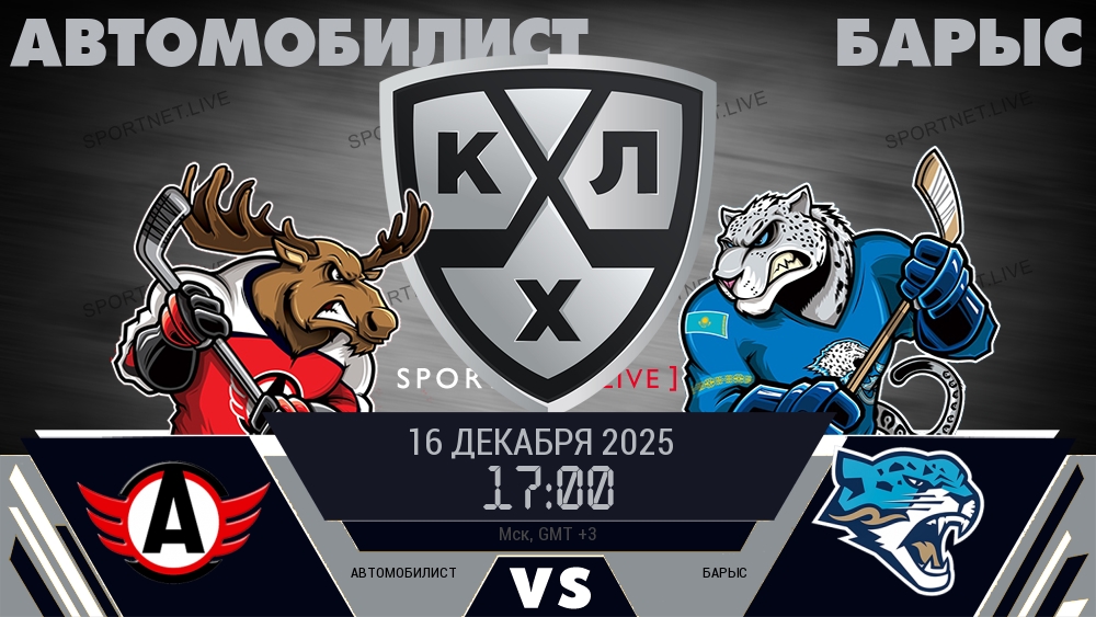 Автомобилист - Барыс хайлайты 2025-12-16