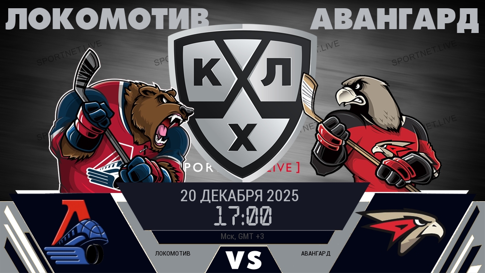 Локомотив - Авангард хайлайты 2025-12-20