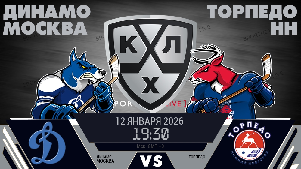 Динамо Москва - Торпедо НН хайлайты 2026-01-12