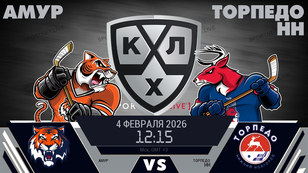 Амур - Торпедо НН хайлайты 2026-02-04