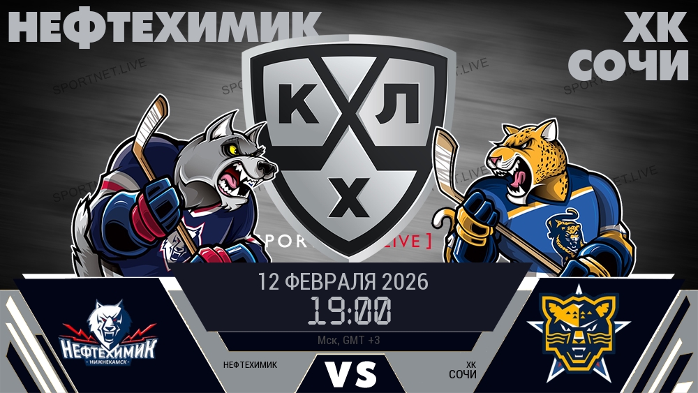 Нефтехимик — ХК Сочи, смотреть онлайн 12 февраля 2026