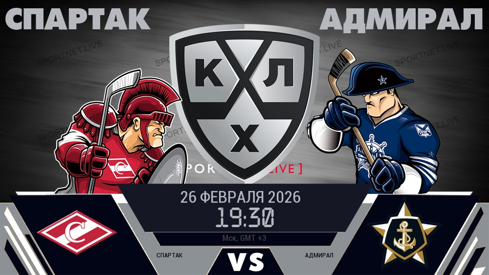 Спартак - Адмирал хайлайты 2026-02-26