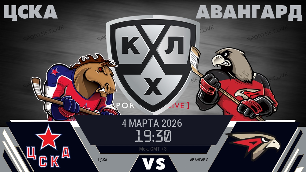 ЦСКА - Авангард хайлайты 2026-03-04