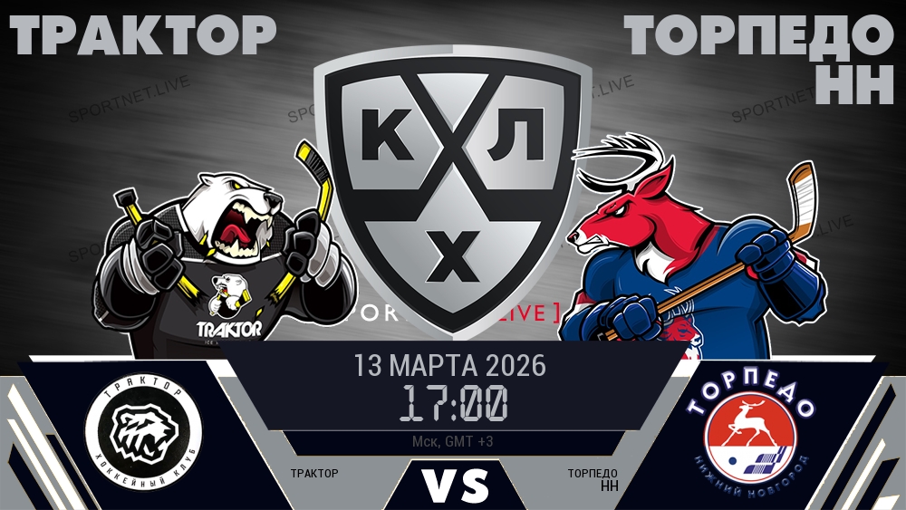 Трактор - Торпедо НН хайлайты 2026-03-13
