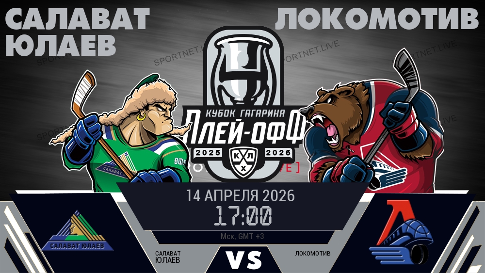 Салават Юлаев - Локомотив хайлайты 2026-04-14