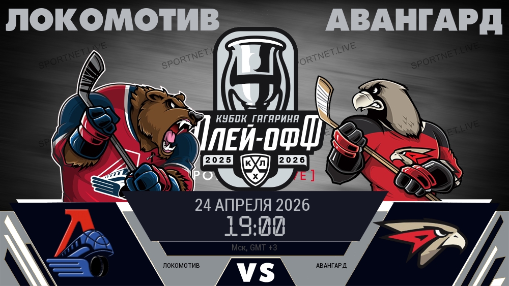 Локомотив - Авангард хайлайты 2026-04-24