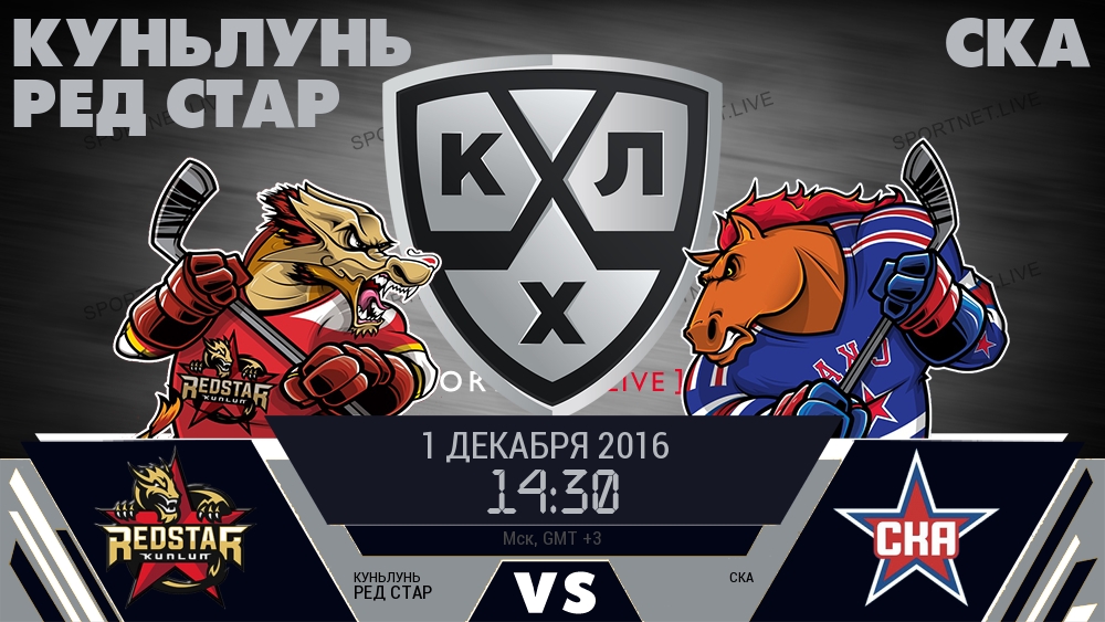 Куньлунь Ред Стар — СКА, смотреть онлайн 1 декабря 2016