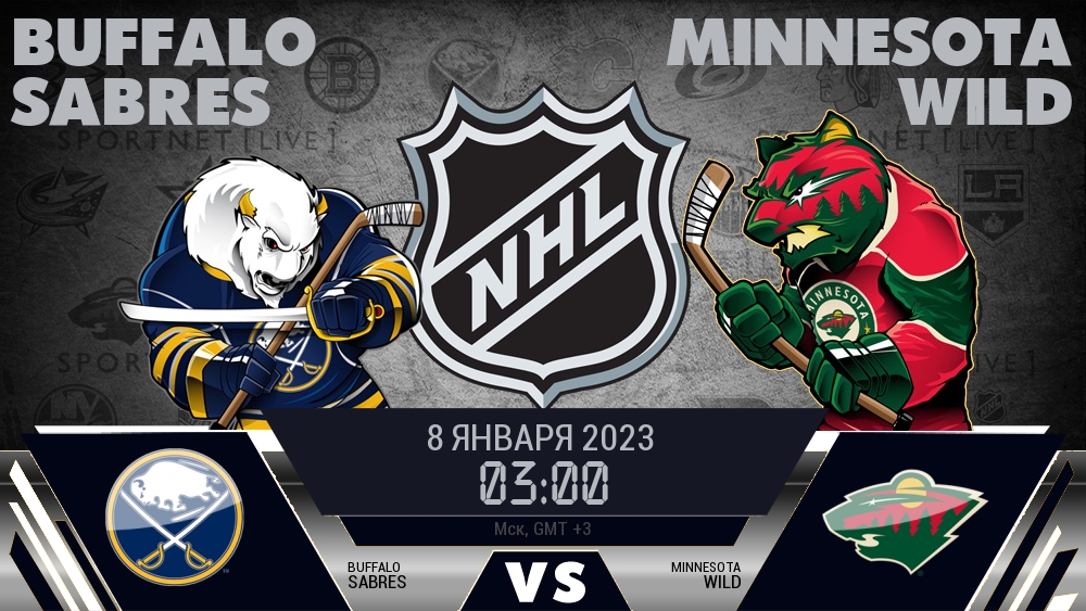 Баффало — Миннесота, смотреть онлайн 8 января 2023