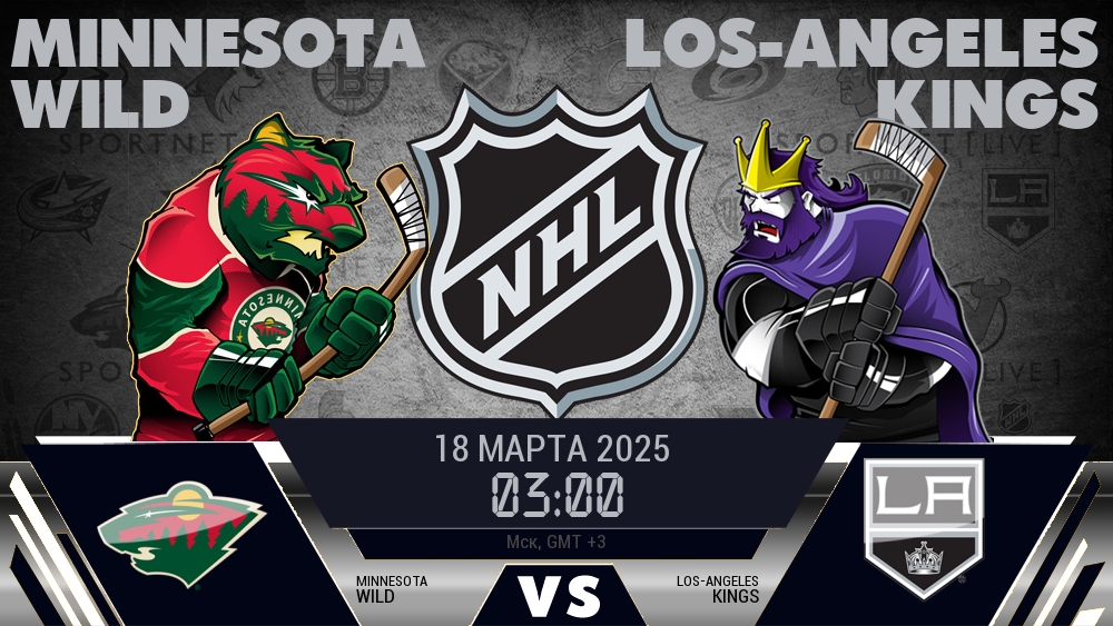 Миннесота Уайлд - Лос-Анджелес Кингз хайлайты 2025-03-18