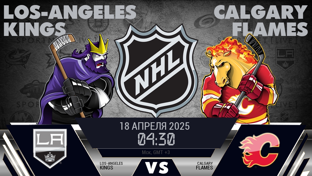 Лос-Анджелес Кингз - Калгари Флэймз хайлайты 2025-04-18
