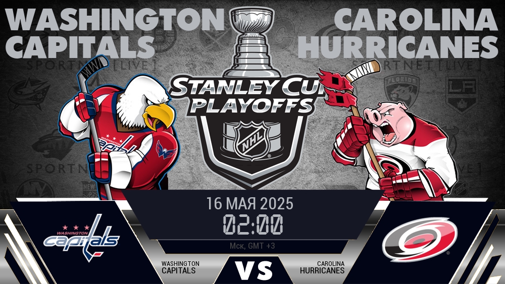 Вашингтон Кэпиталз - Каролина Харрикейнз хайлайты 2025-05-16