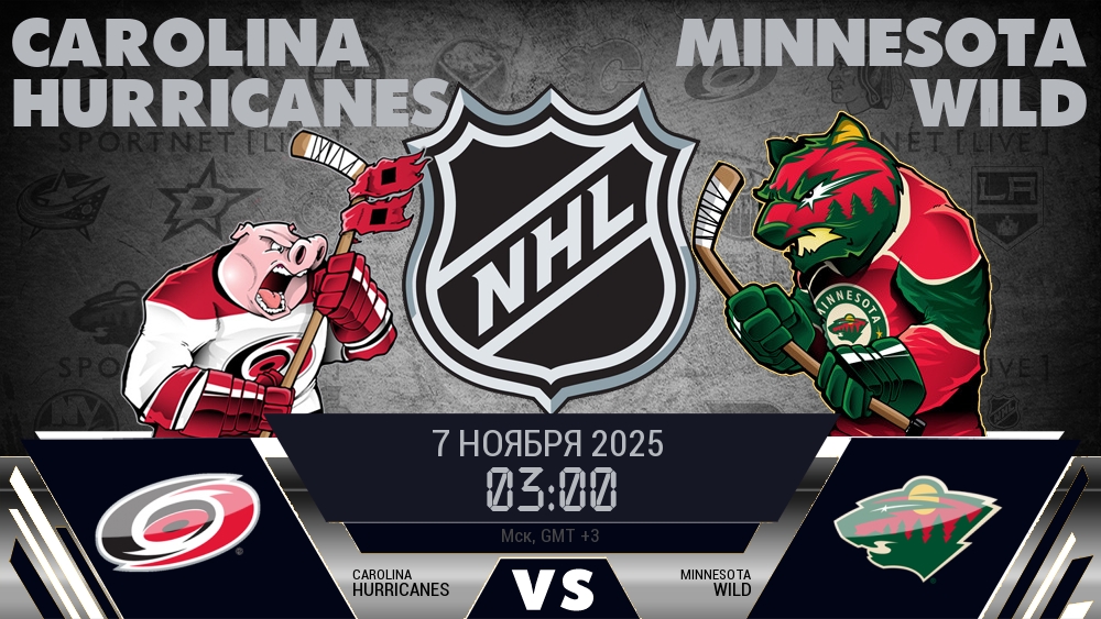 Каролина — Миннесота, прогноз матча от 7 ноября 2025