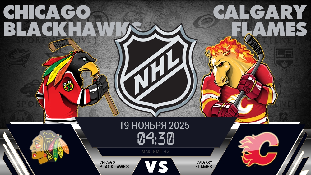 Чикаго — Калгари, прогноз матча от 19 ноября 2025