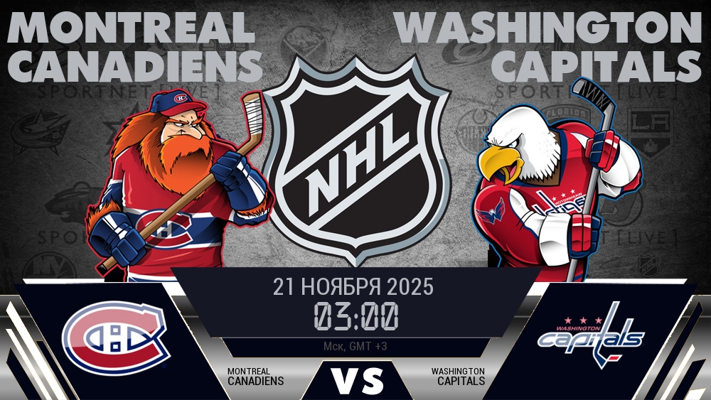 Монреаль Канадиенс - Вашингтон Кэпиталз хайлайты 2025-11-21