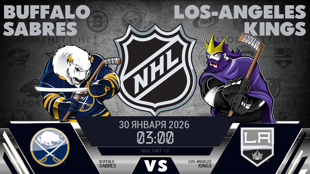 Баффало Сэйбрз - Лос-Анджелес Кингз хайлайты 2026-01-30