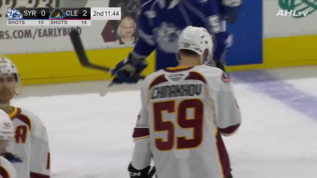 Егор Чинахов забросил первую шайбу в АХЛ