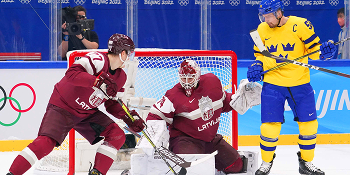 Сборная Швеции одержалa победу над Латвией
