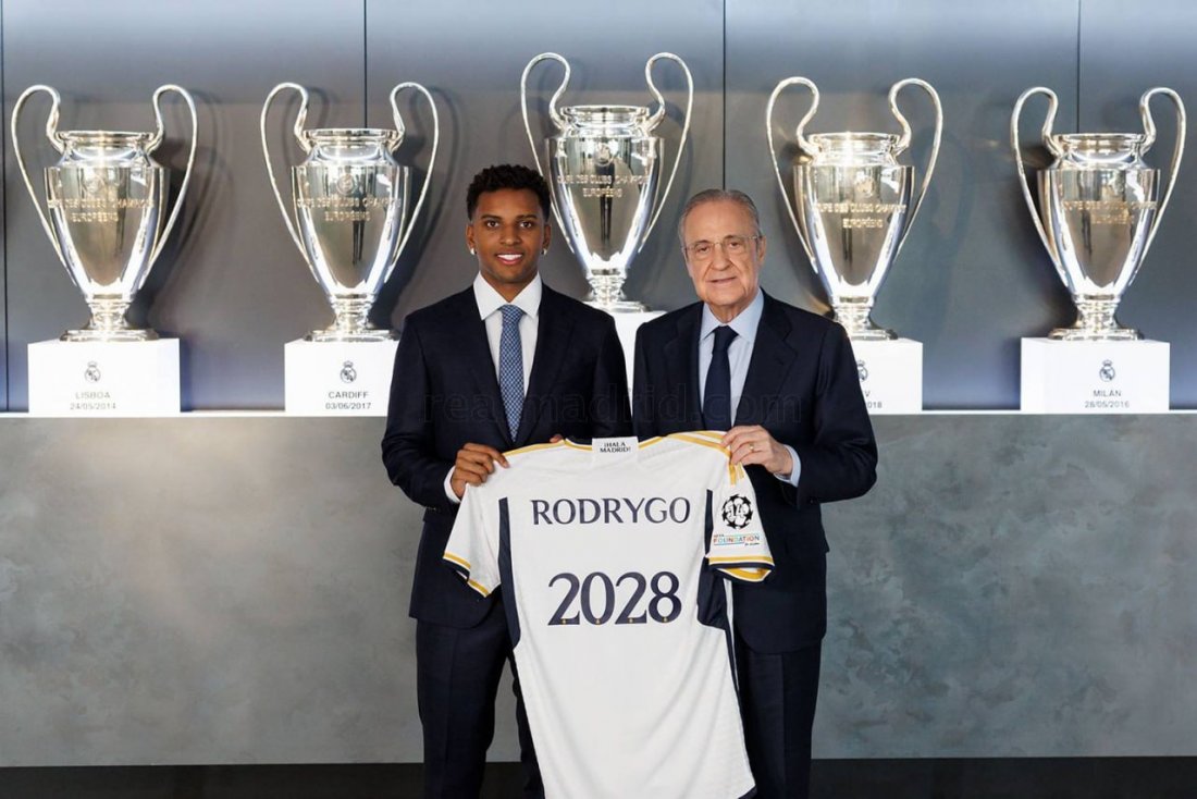 Официально: Реал продлил контракт с Родриго до 2028 года, отступные – 1 млрд евро