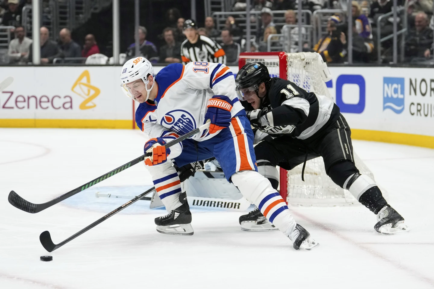 Эдмонтон проиграл Лос-Анджелесу