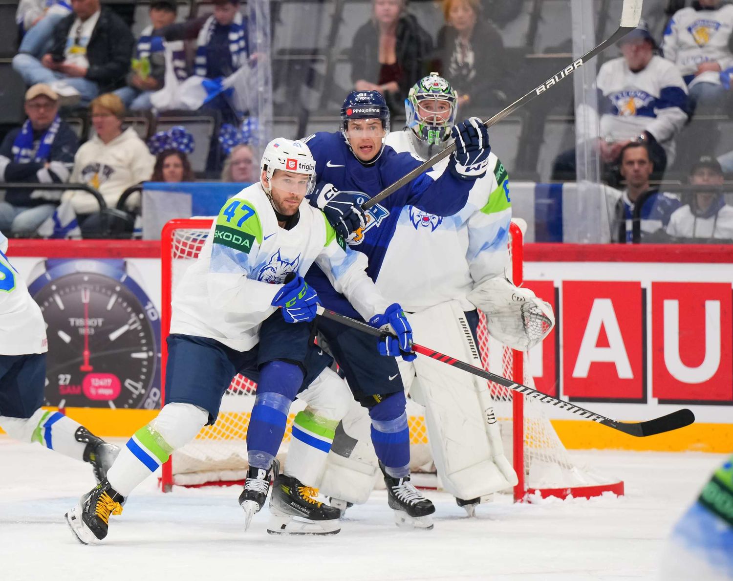 Финляндия разгромила Словению на чемпионате мира