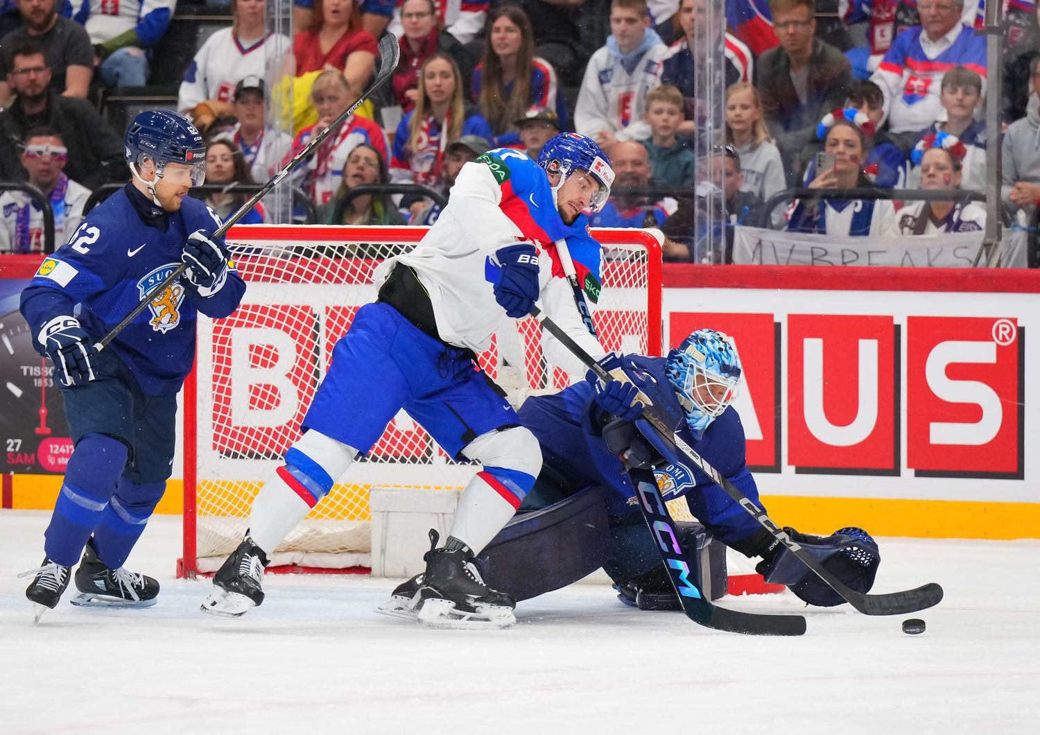 Словакия уступила Финляндии на чемпионате мира