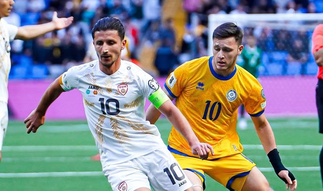 Сборная Казахстана проиграла дома Северной Македонии в отборе ЧМ-2026