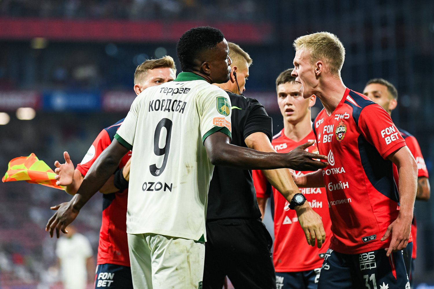 КДК РФС отложил рассмотрение отмены красной карточки Кордобы