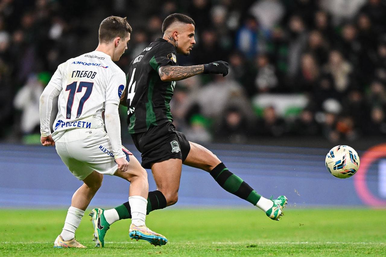 Краснодар в большинстве одержал волевую победу над ЦСКА