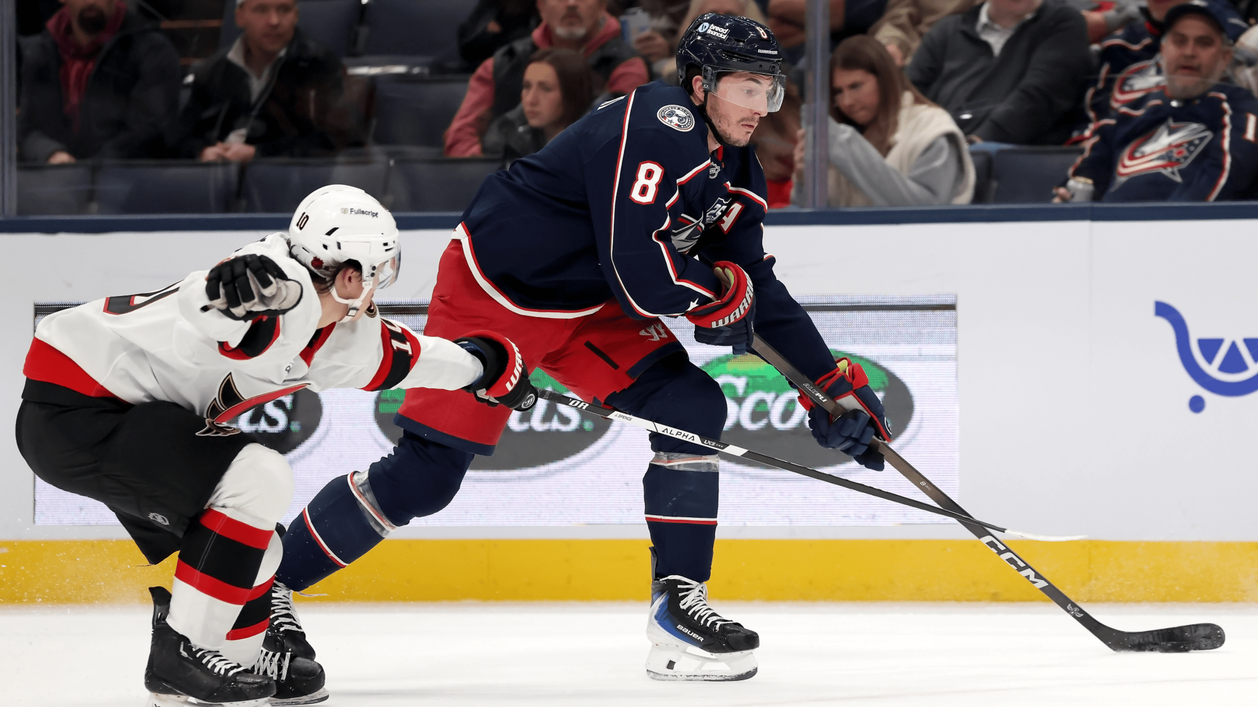 Коламбус проиграл Оттаве