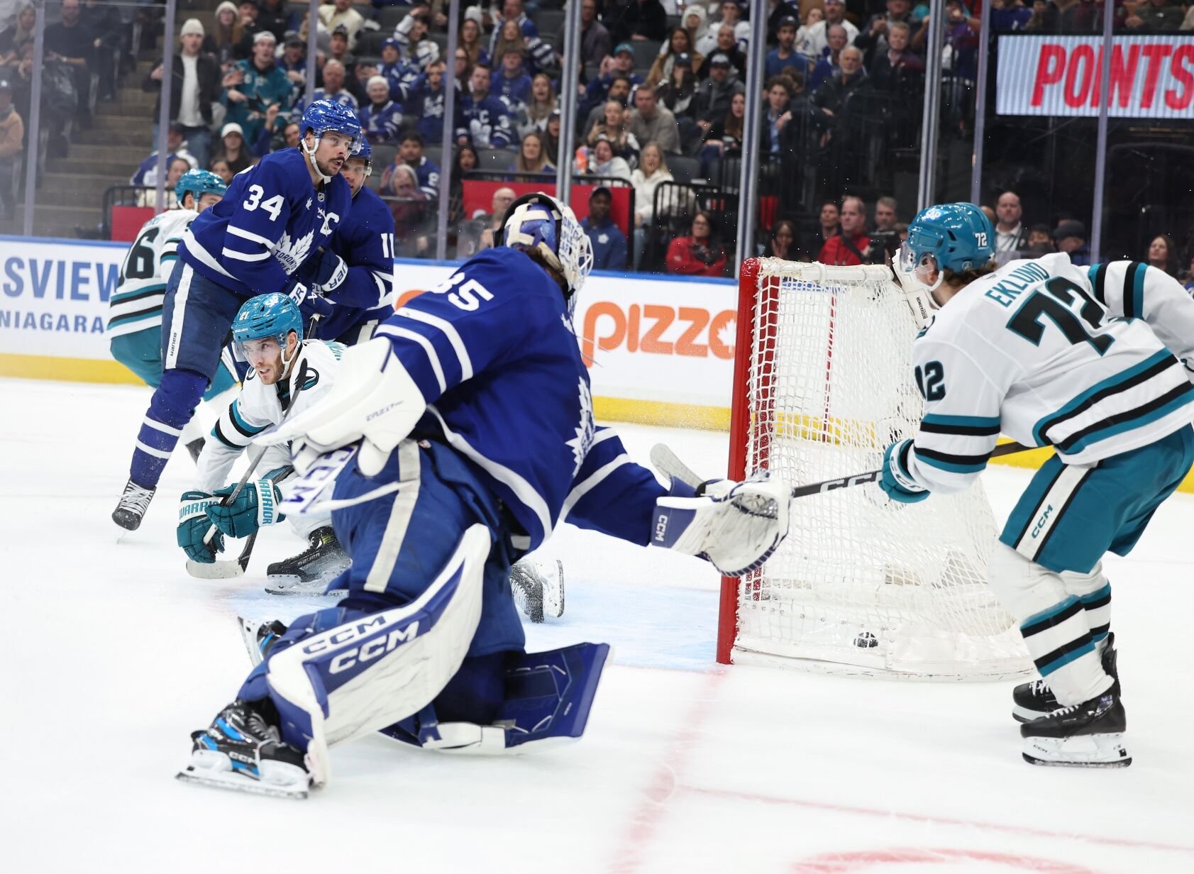 Торонто в овертайме проиграл Сан-Хосе